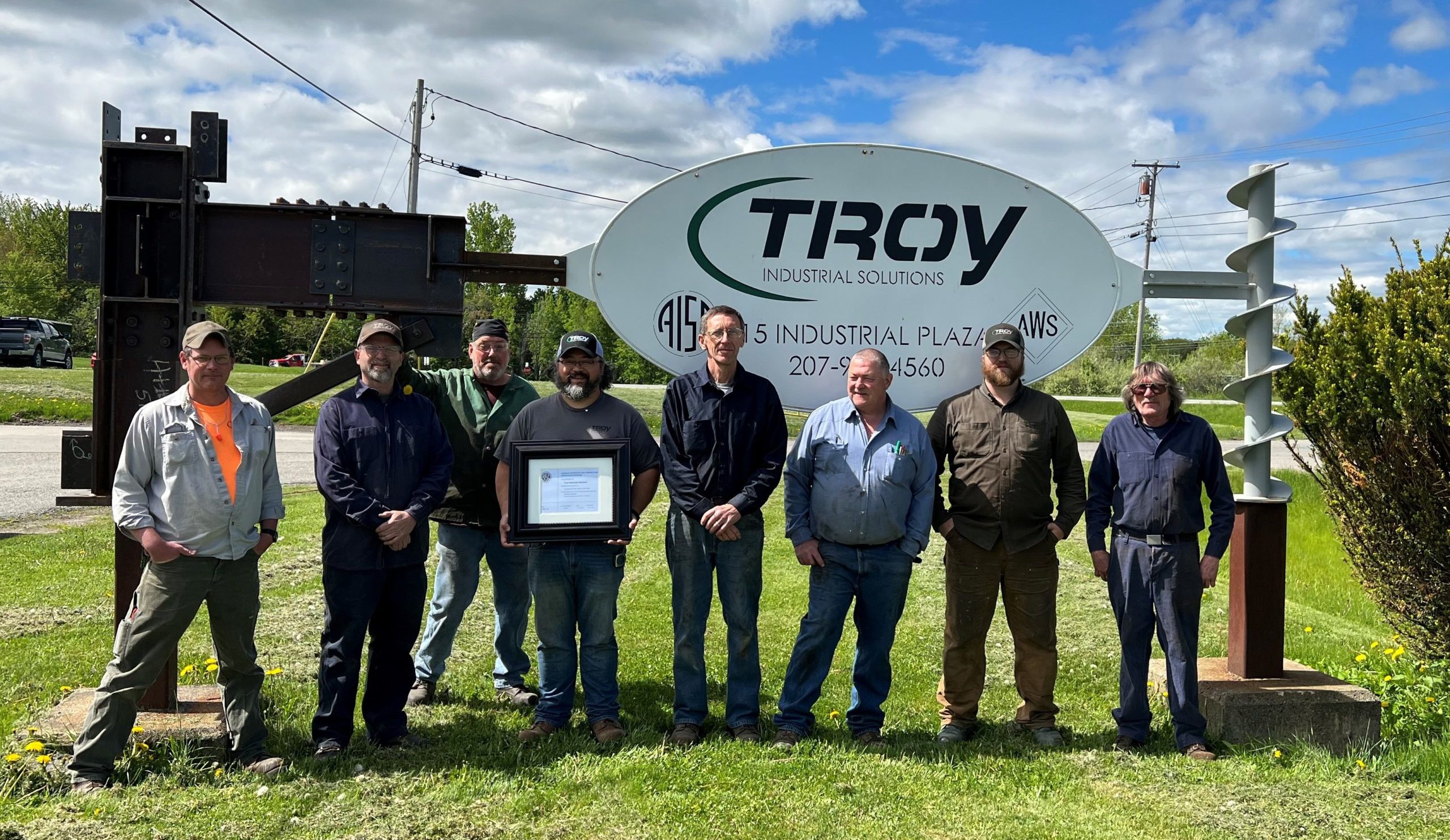 Troy Industrial Solutions Receives Certification From Aisc For Building